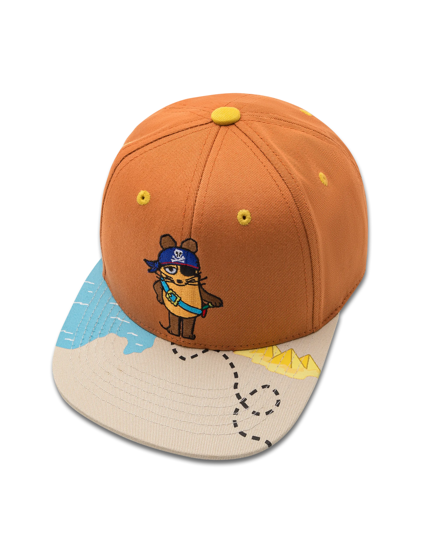 koaa – Die Maus "Pirat" – Snapback Kids brown/beige