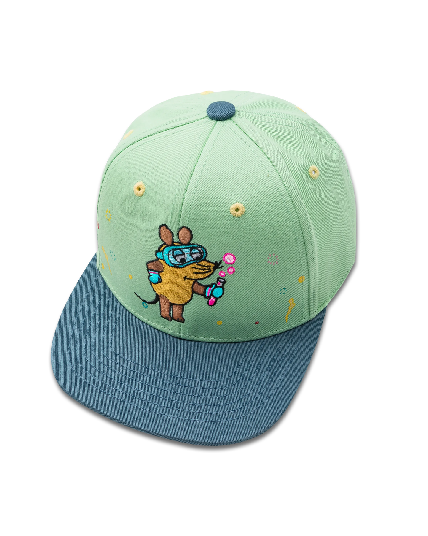 koaa – Die Maus "Chemiker" – Snapback Kids light-green/blue