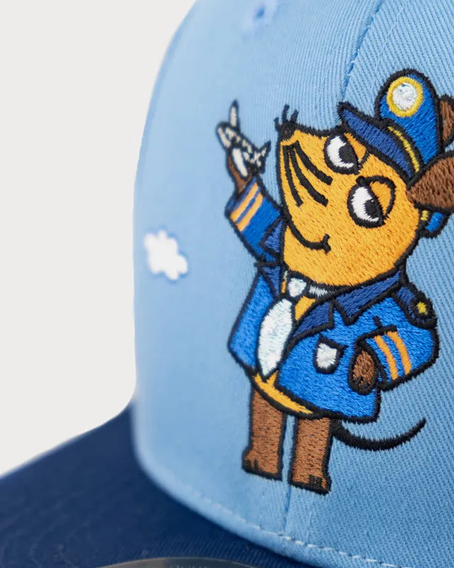 koaa – Die Maus "Pilot" – Snapback Kids light-blue/navy