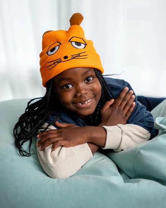 Detailansicht von koaa – The Mouse – Mascot Beanie orange/brown