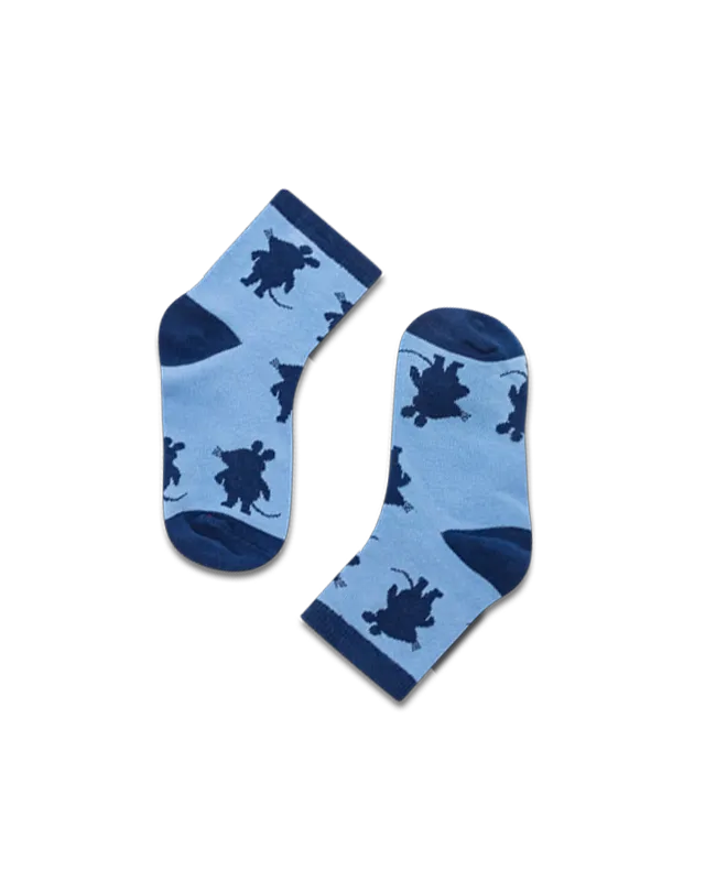 koaa – Die Maus "Silhouette" – Socks blue/navy