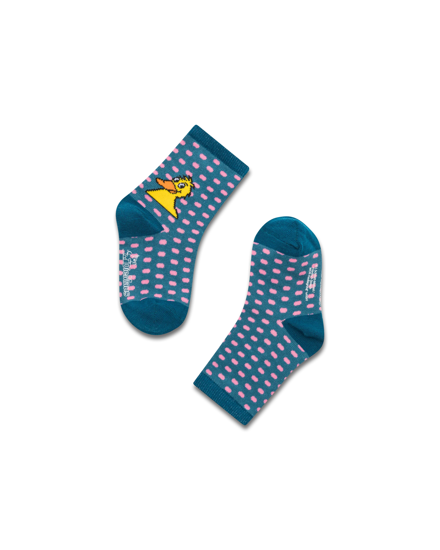 koaa – Die Ente "All Over" – Socks turquoise/pink