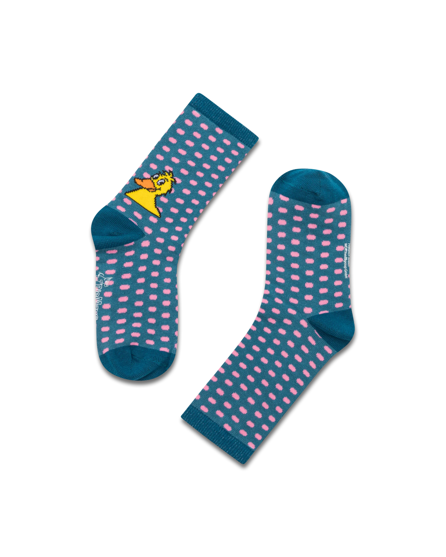 koaa – Die Ente "All Over" – Socks turquoise/pink