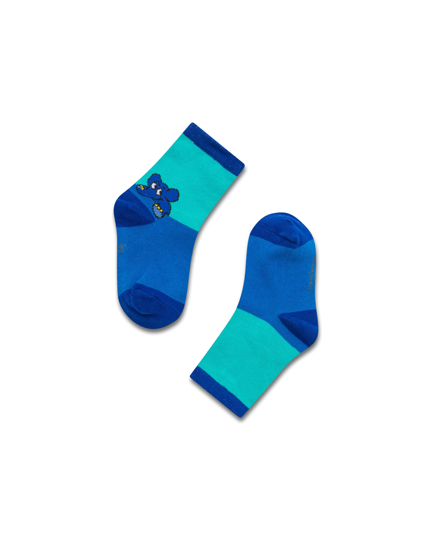 koaa – Der Elefant "Guck-Guck" – Socks green/purple/navy