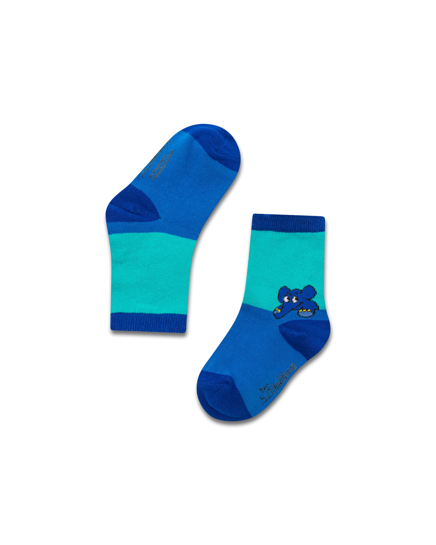 koaa – Der Elefant "Guck-Guck" – Socks green/purple/navy