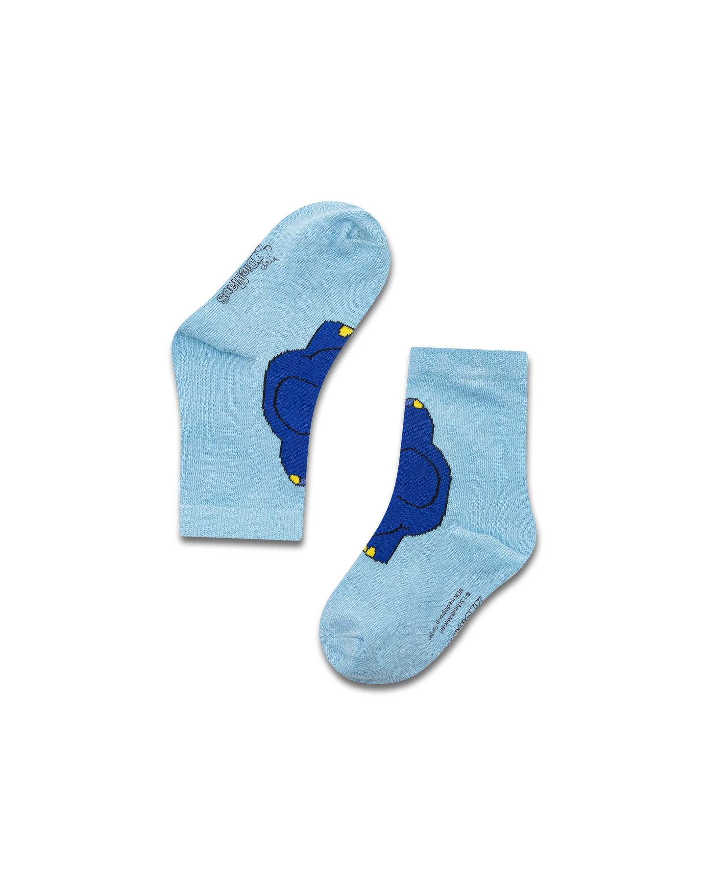 koaa – Der Elefant "Fußstand" – Socks blue