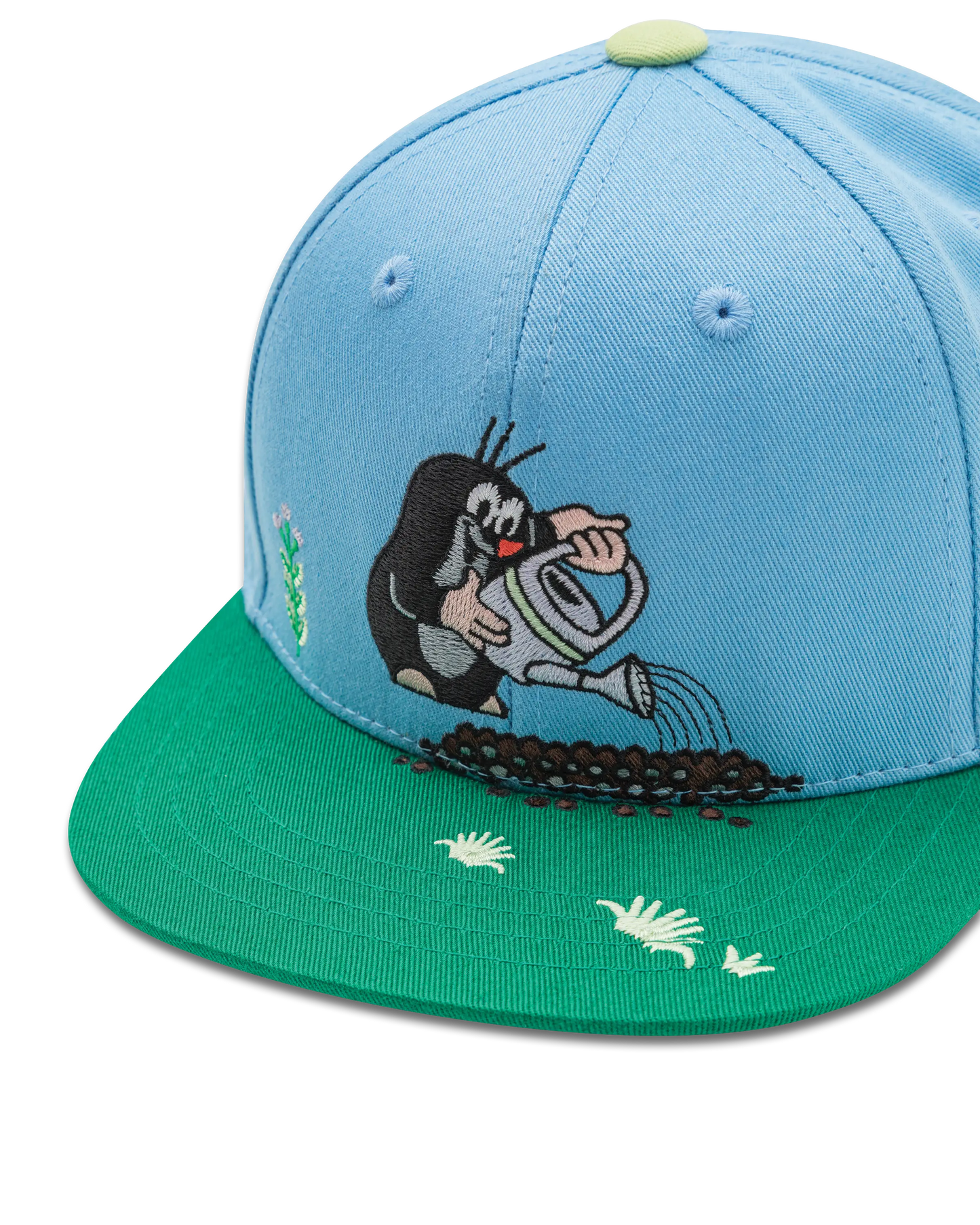 koaa – Der kleine Maulwurf "Frühling" – Snapback blue/green