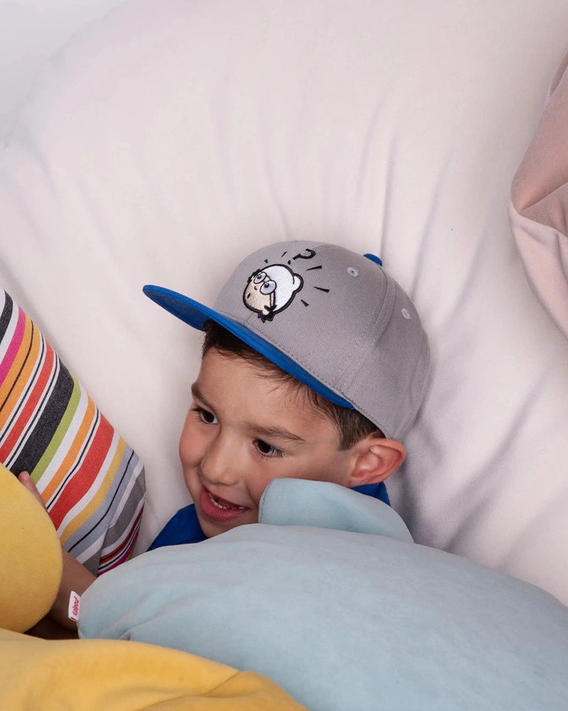 koaa – Mainzelmännchen "Det" – Snapback gray/blue