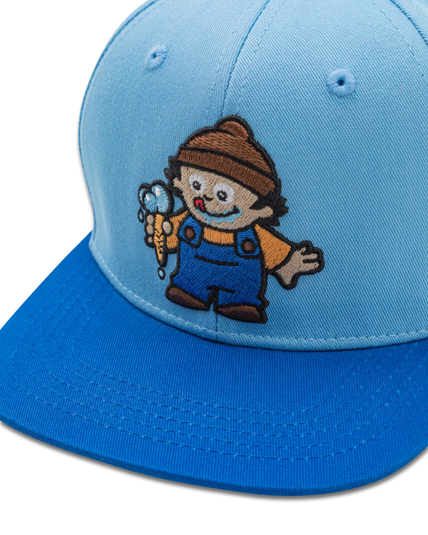 koaa – Mainzelmännchen "Anton mit Eis" – Snapback blue/navy