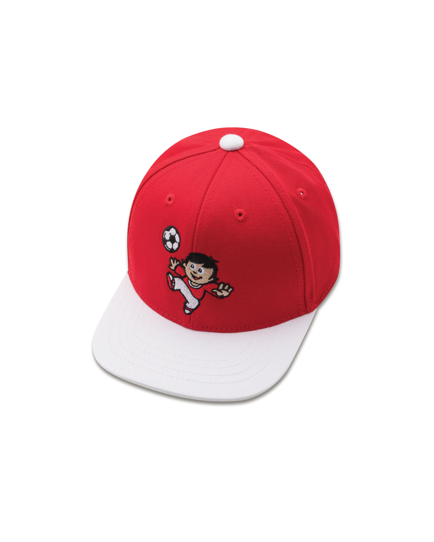 koaa – Mainzelmännchen "Fritzchen am Ball" – Snapback red/white