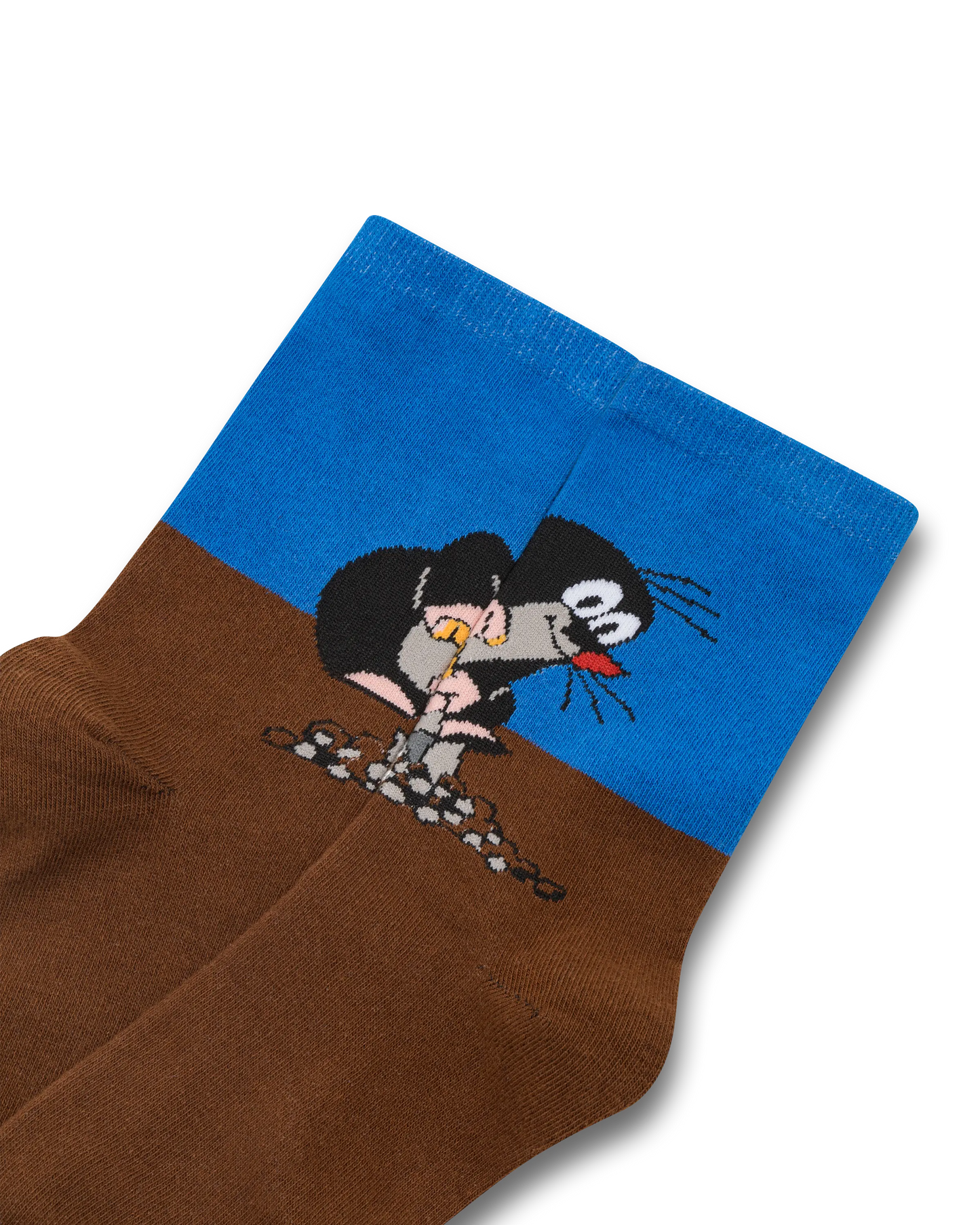 koaa – Der kleine Maulwurf "Am Graben" – Socks blue/brown