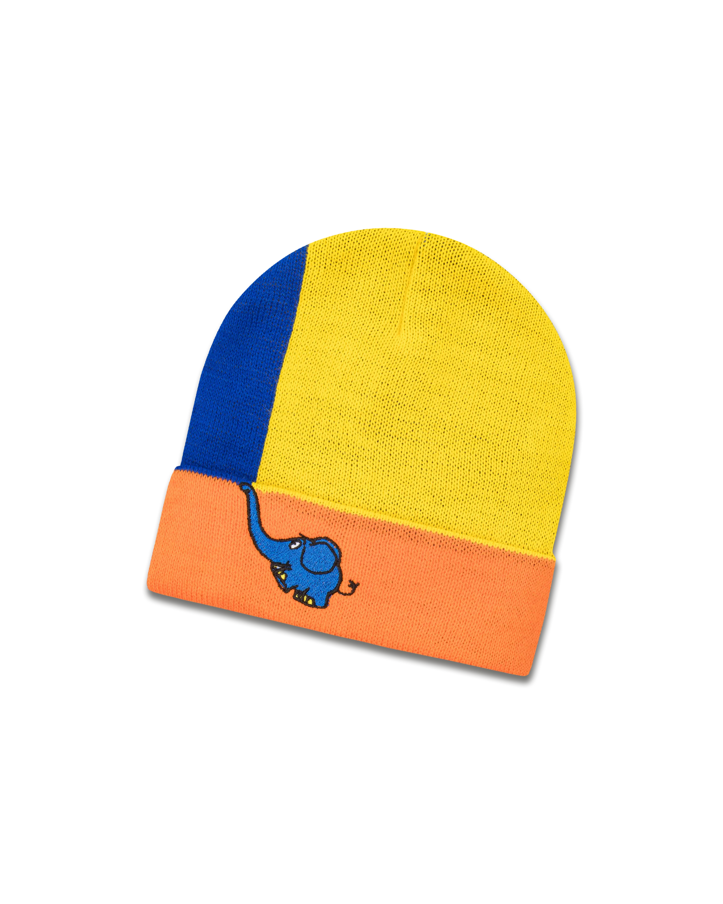 koaa – Maus & Friends "Color Block" – Beanie blue/yellow/orange