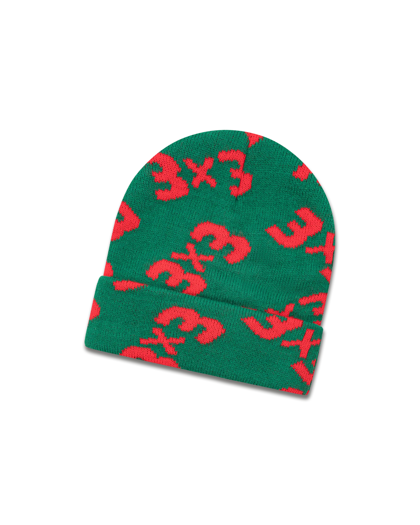 koaa – Pippi Langstrumpf "3x3" - Beanie green/orange
