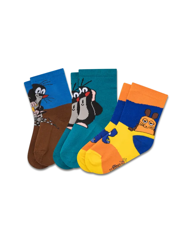 koaa – Maus & Maulwurf – Socks 3er-Pack