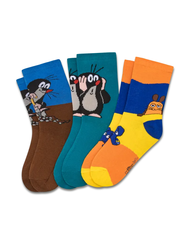 koaa – Maus & Maulwurf – Socks 3er-Pack