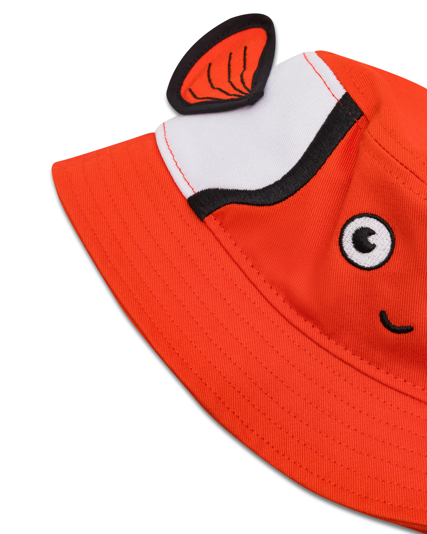 koaa – Clara der Clownfisch – Maskottchen Fischerhut orange