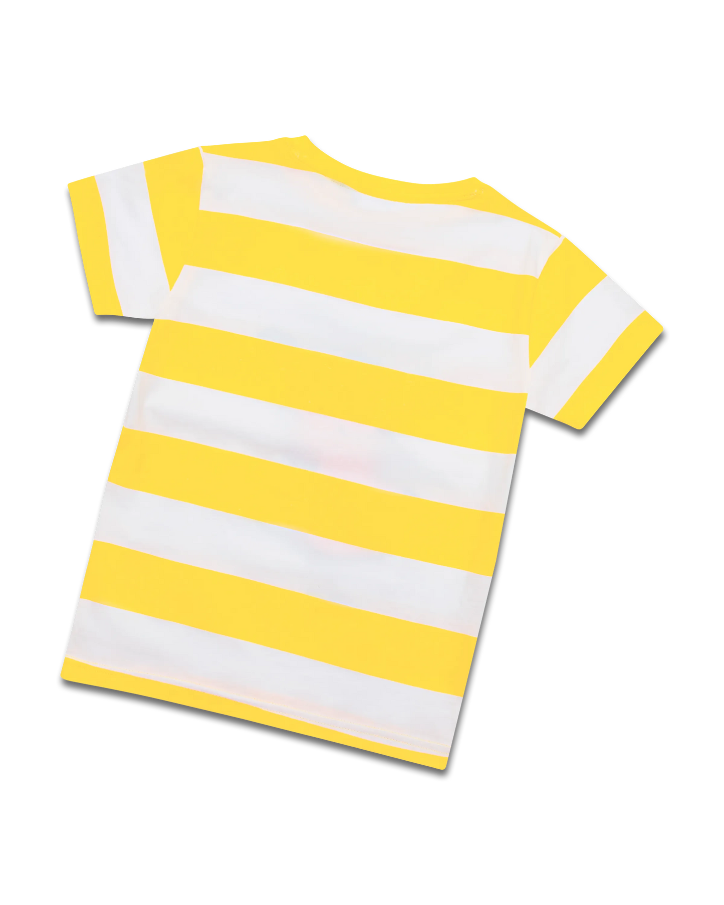 koaa – Die Maus Beachboy Stripes – T-Shirt white/yellow