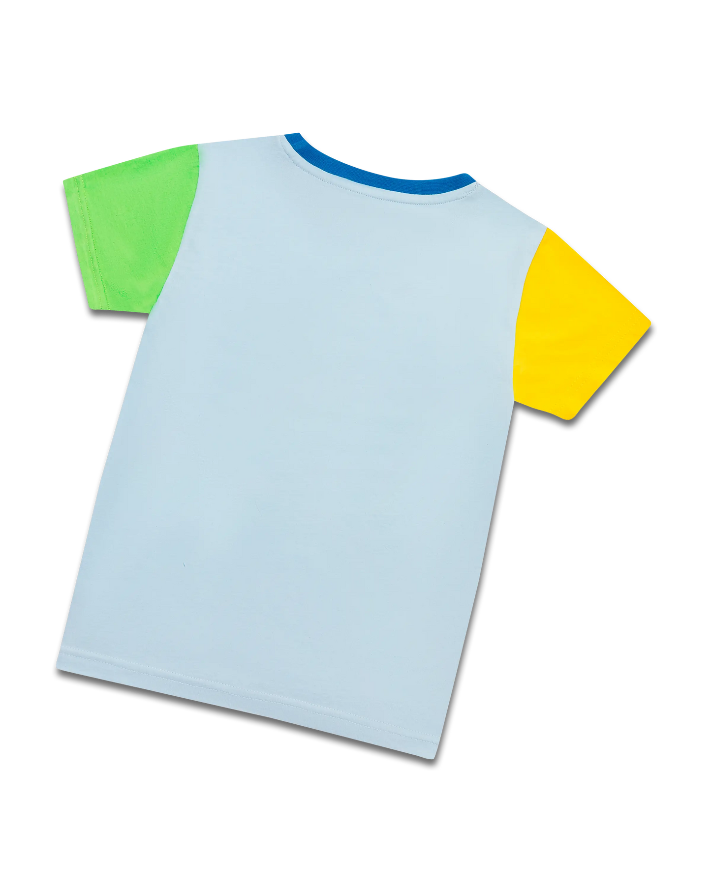 koaa – Pippi Langstrumpf “Kunterbunt” – T-Shirt blue/green/yellow