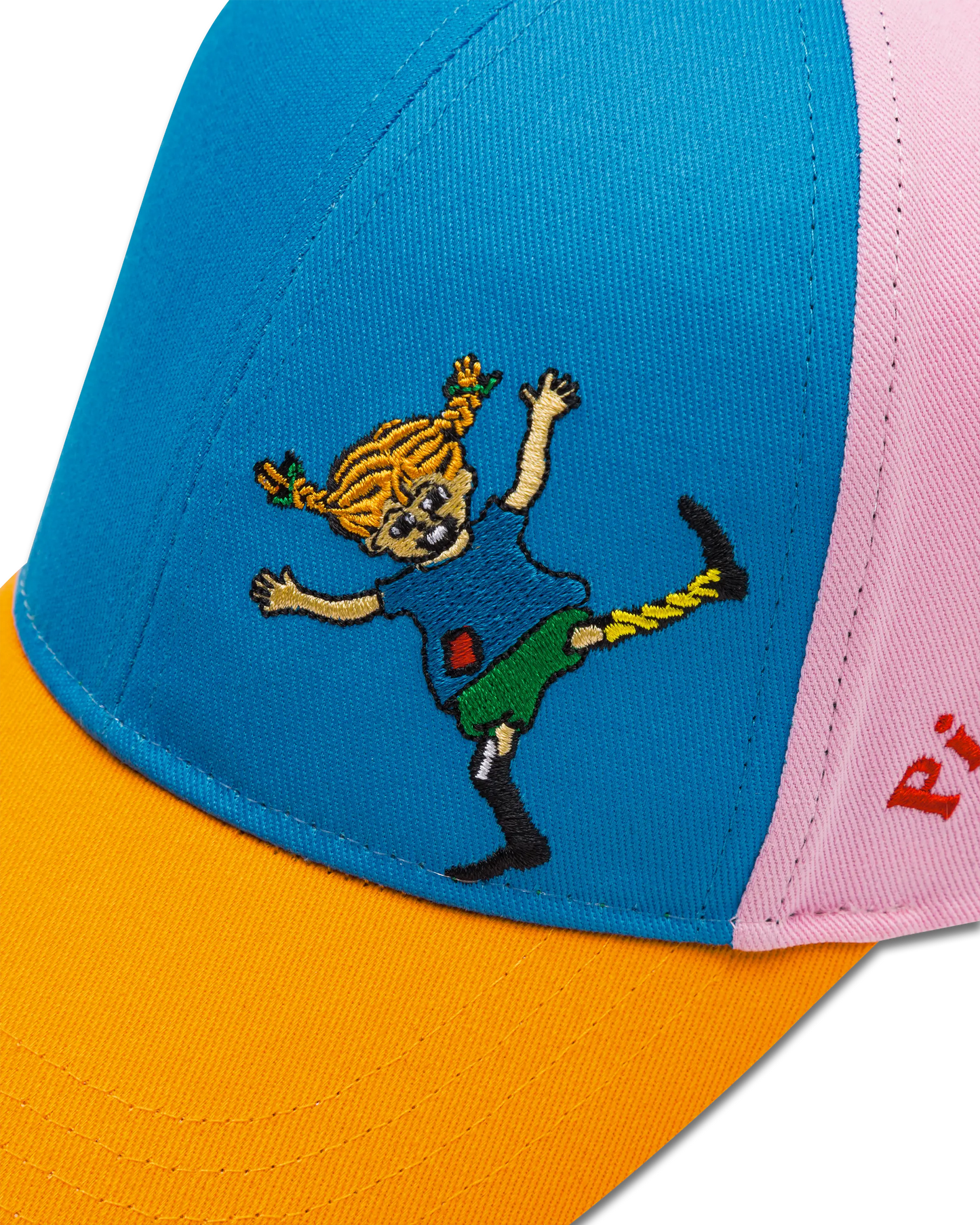 koaa – Pippi Langstrumpf “Kunterbunt” – Basecap blue/green/pink