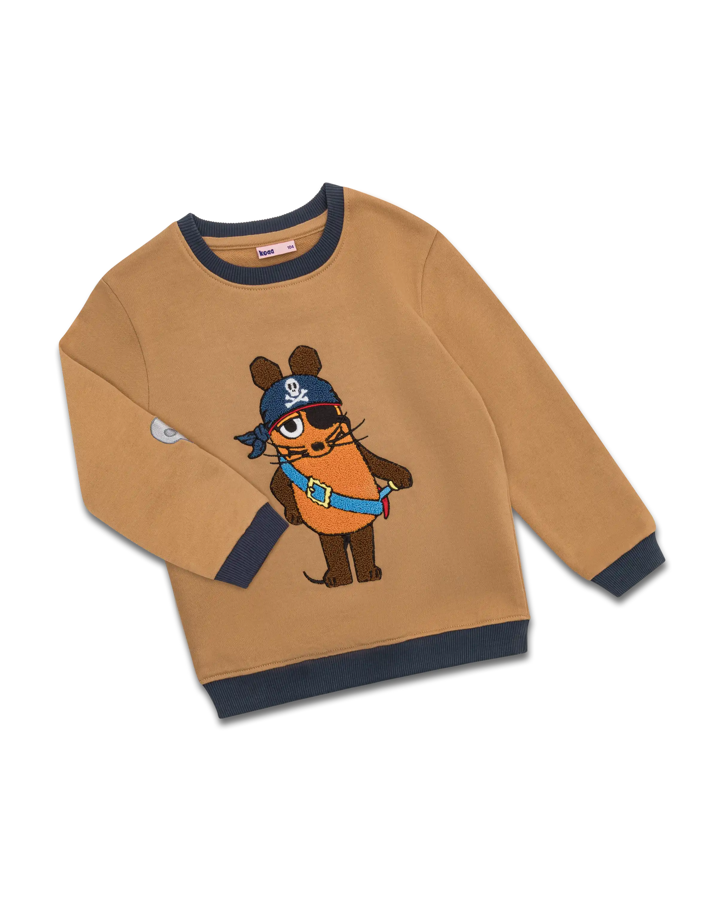 koaa – Die Maus “Pirat” – Sweater brown/navy