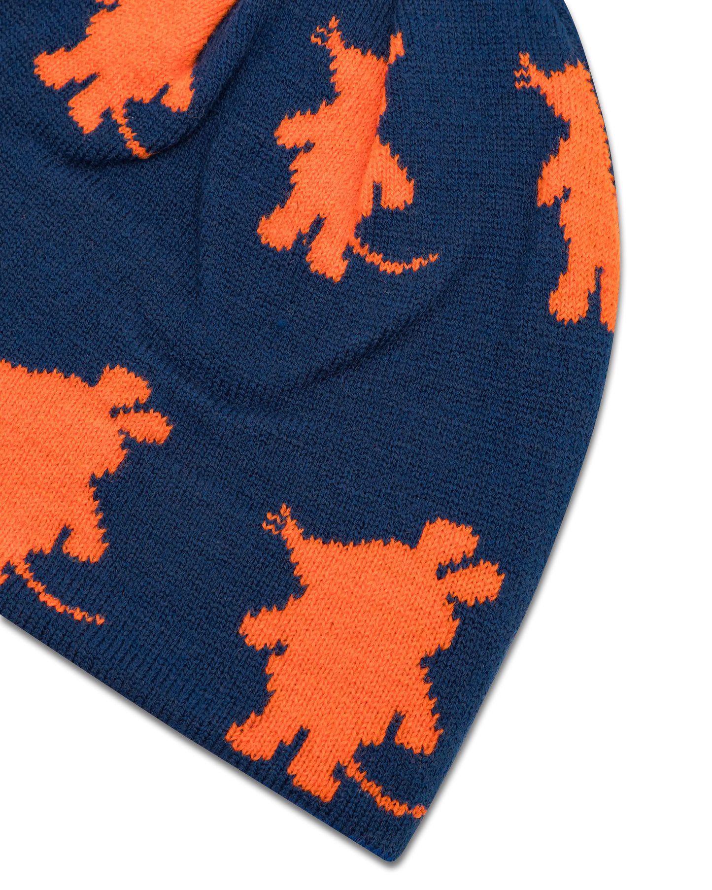 koaa – Die Maus “Silhouette” – Reversible Beanie blue/orange