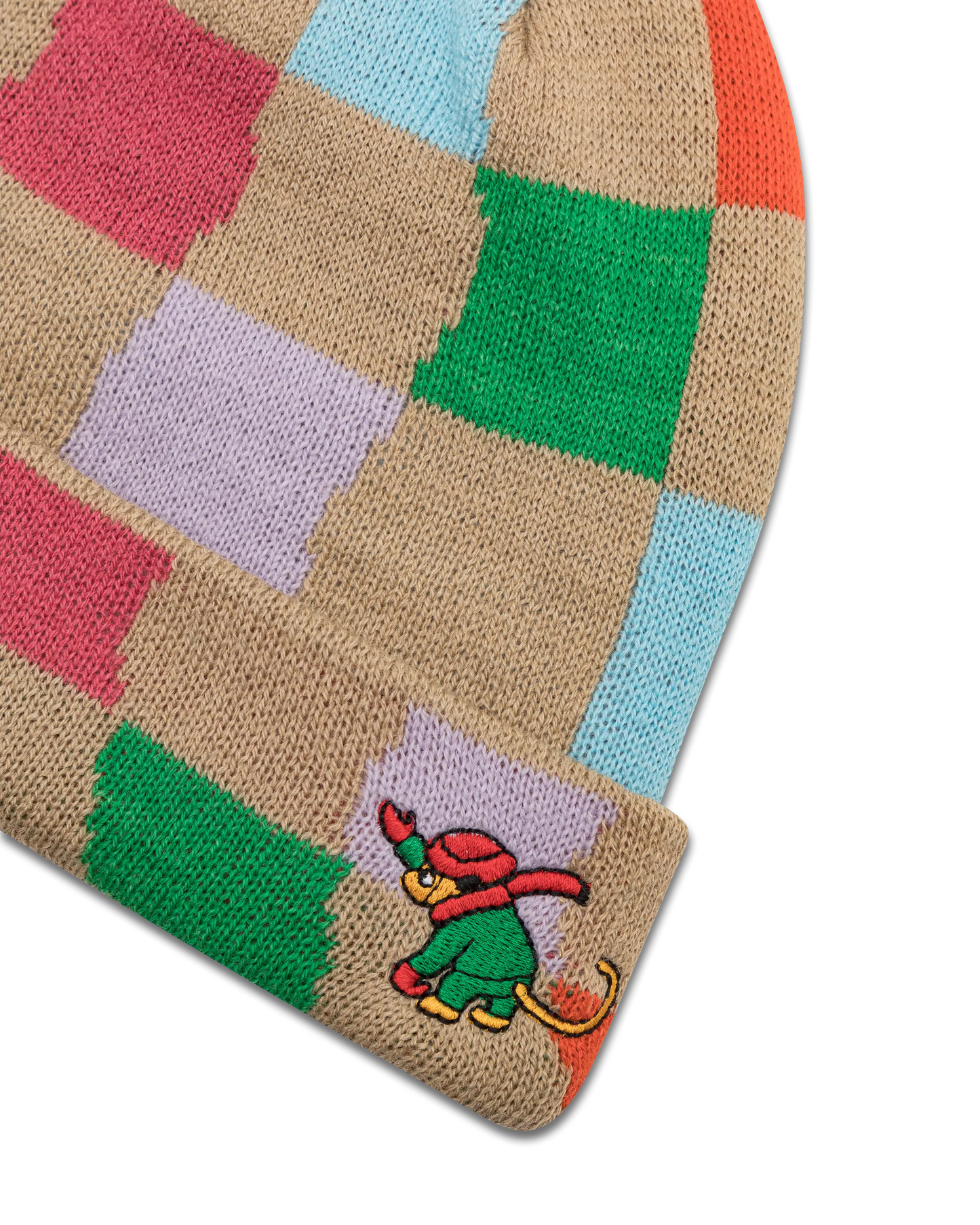koaa – Pippi Langstrumpf “Karo” – Beanie beige/red/yellow/green
