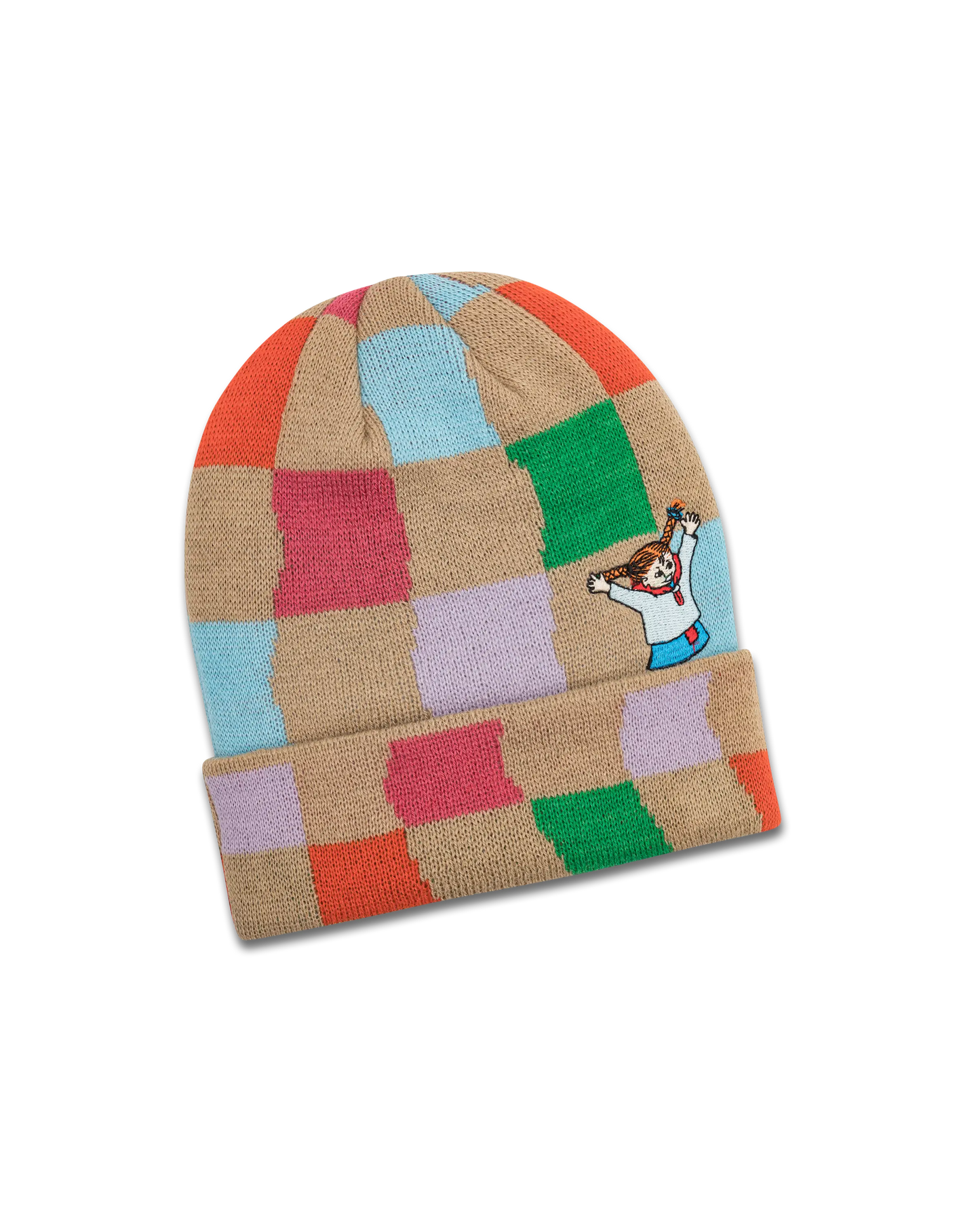 koaa – Pippi Langstrumpf “Karo” – Beanie beige/red/yellow/green