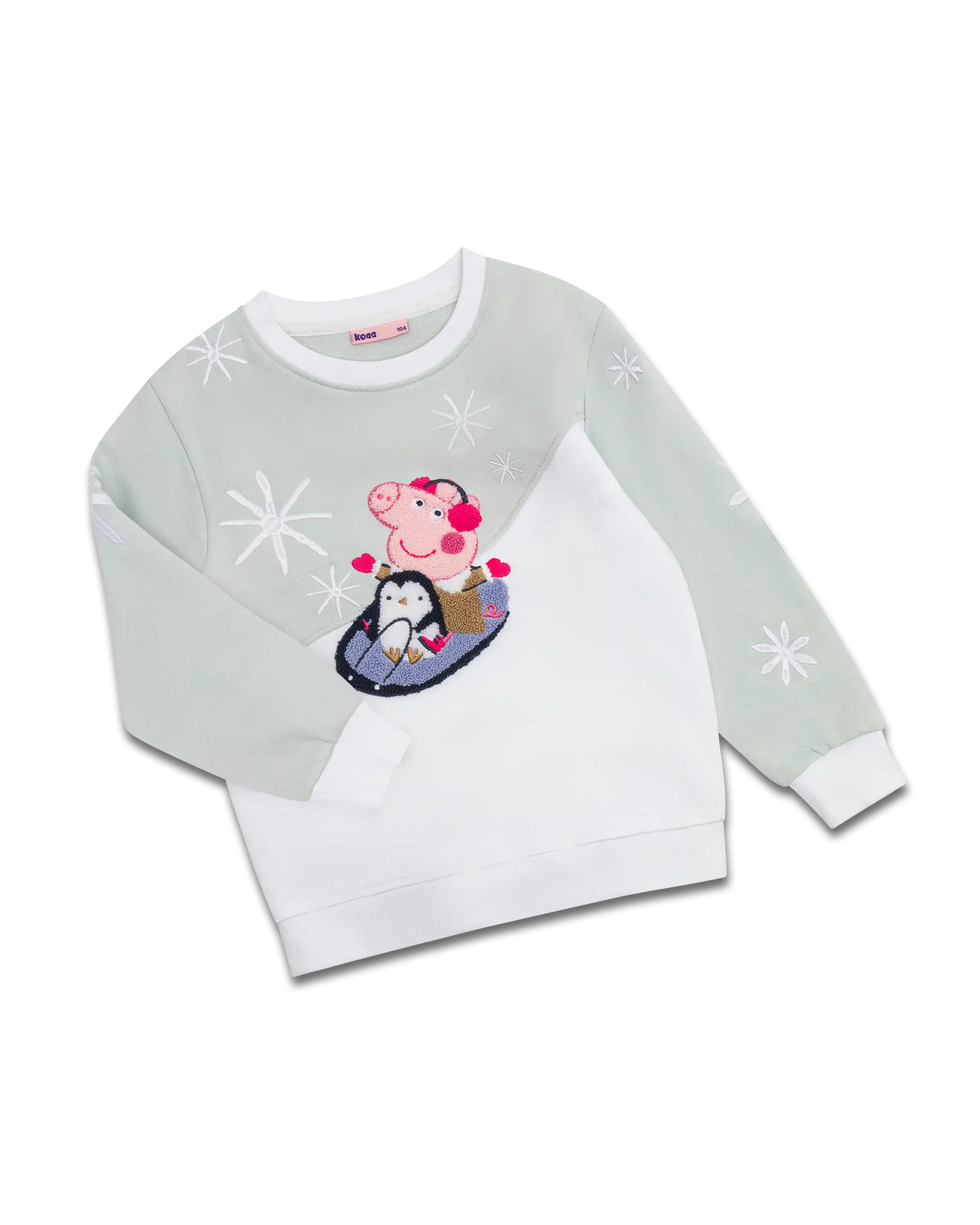 koaa – Peppa Wutz “Winter Time” – Sweater blue/white