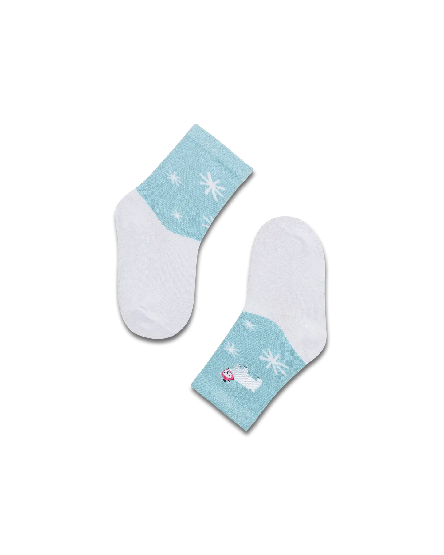 koaa – Peppa Wutz “Winter Time” – Easy Socks blue/white
