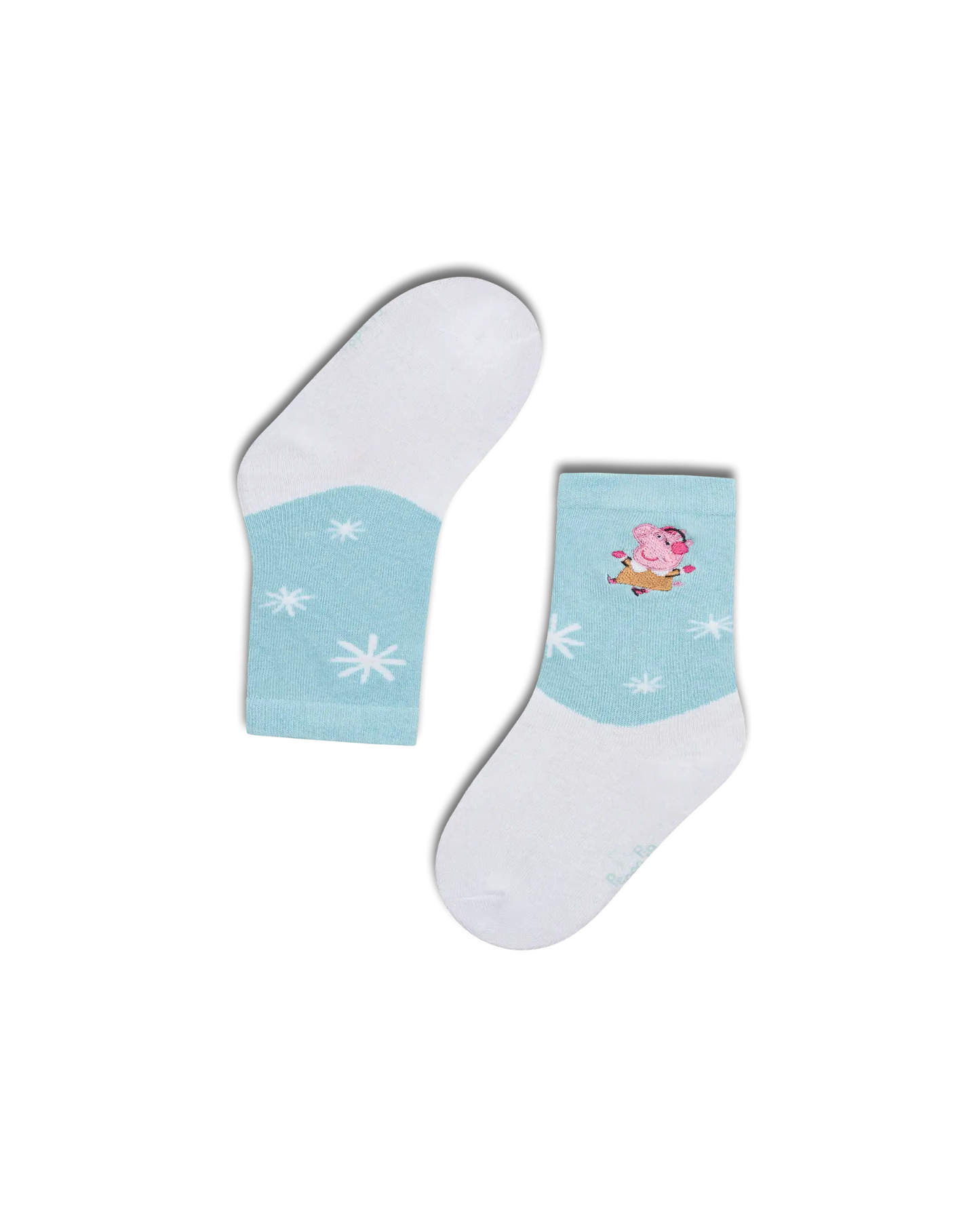 koaa – Peppa Wutz “Winter Time” – Easy Socks blue/white