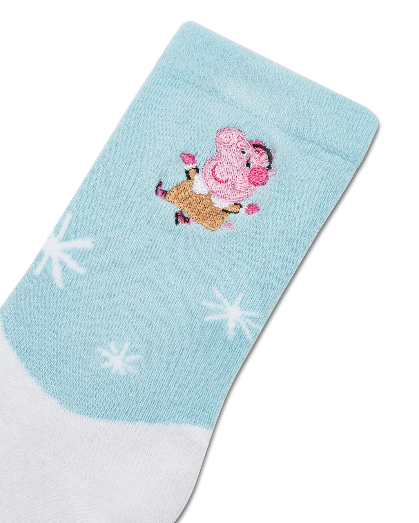 koaa – Peppa Wutz “Winter Time” – Easy Socks blue/white