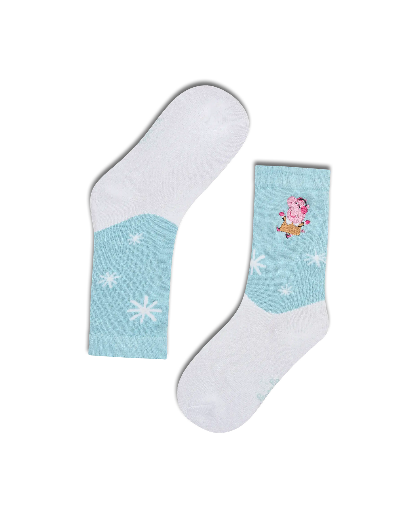 koaa – Peppa Wutz “Winter Time” – Easy Socks blue/white