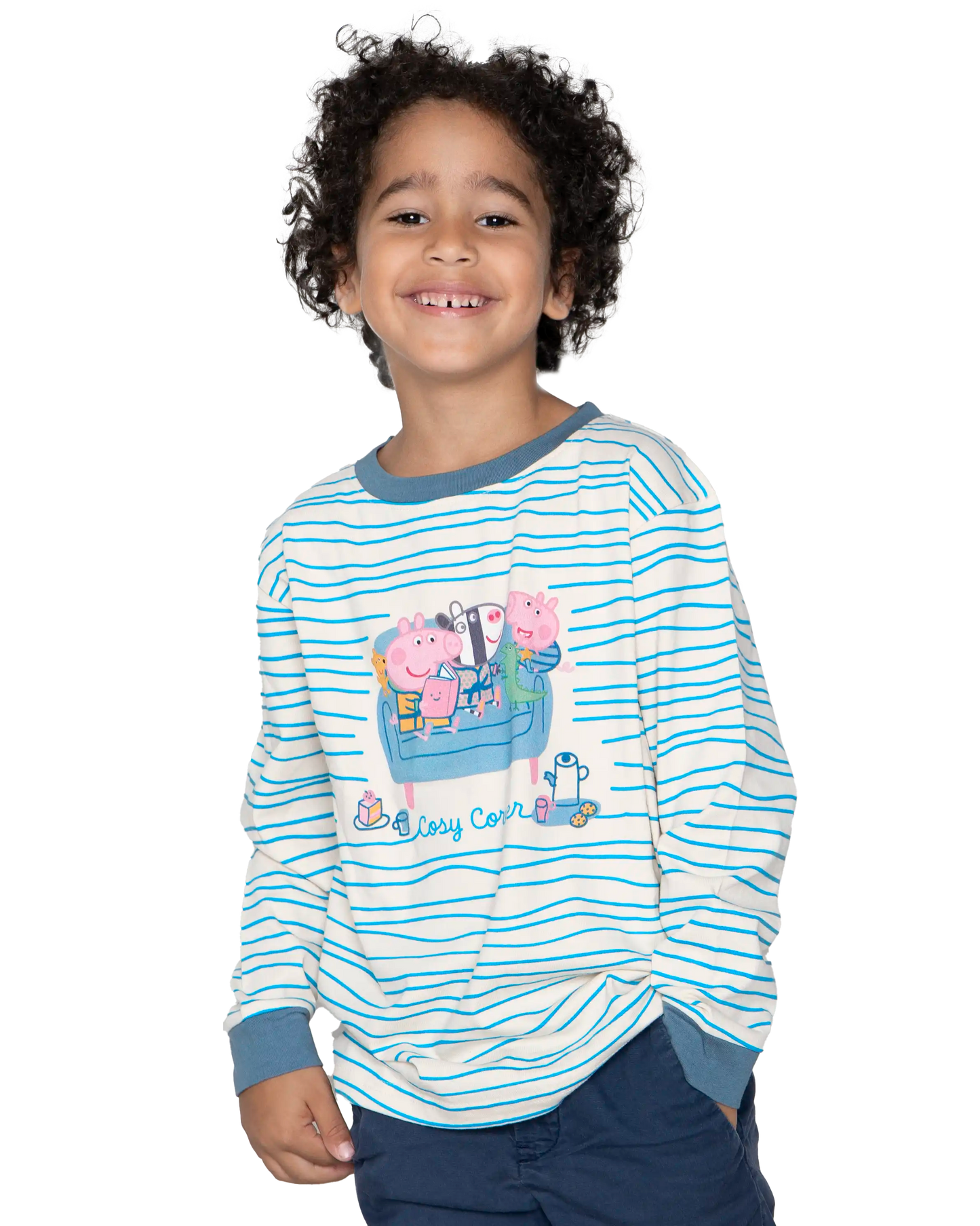 koaa – Peppa Wutz “Cozy Corner” – Longsleeve green/beige