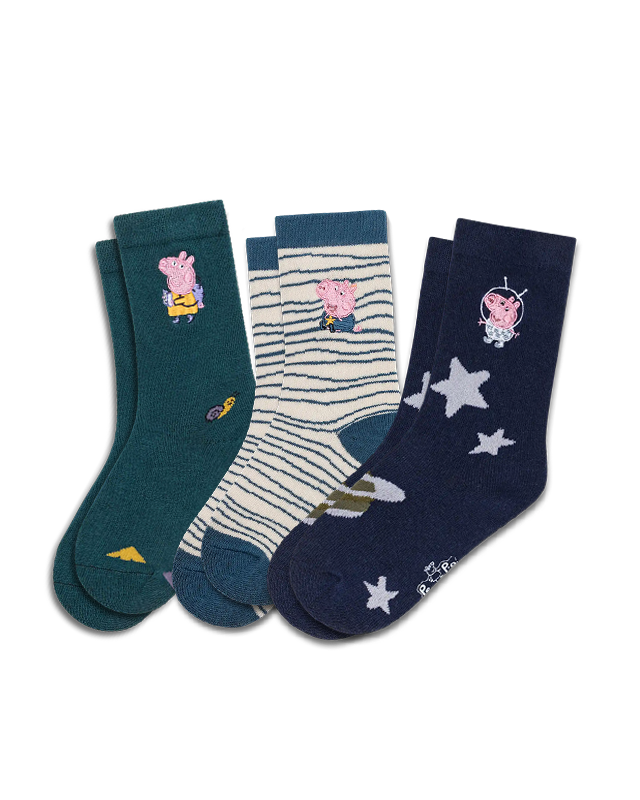 koaa – Peppa & George - Socks 3er-Pack