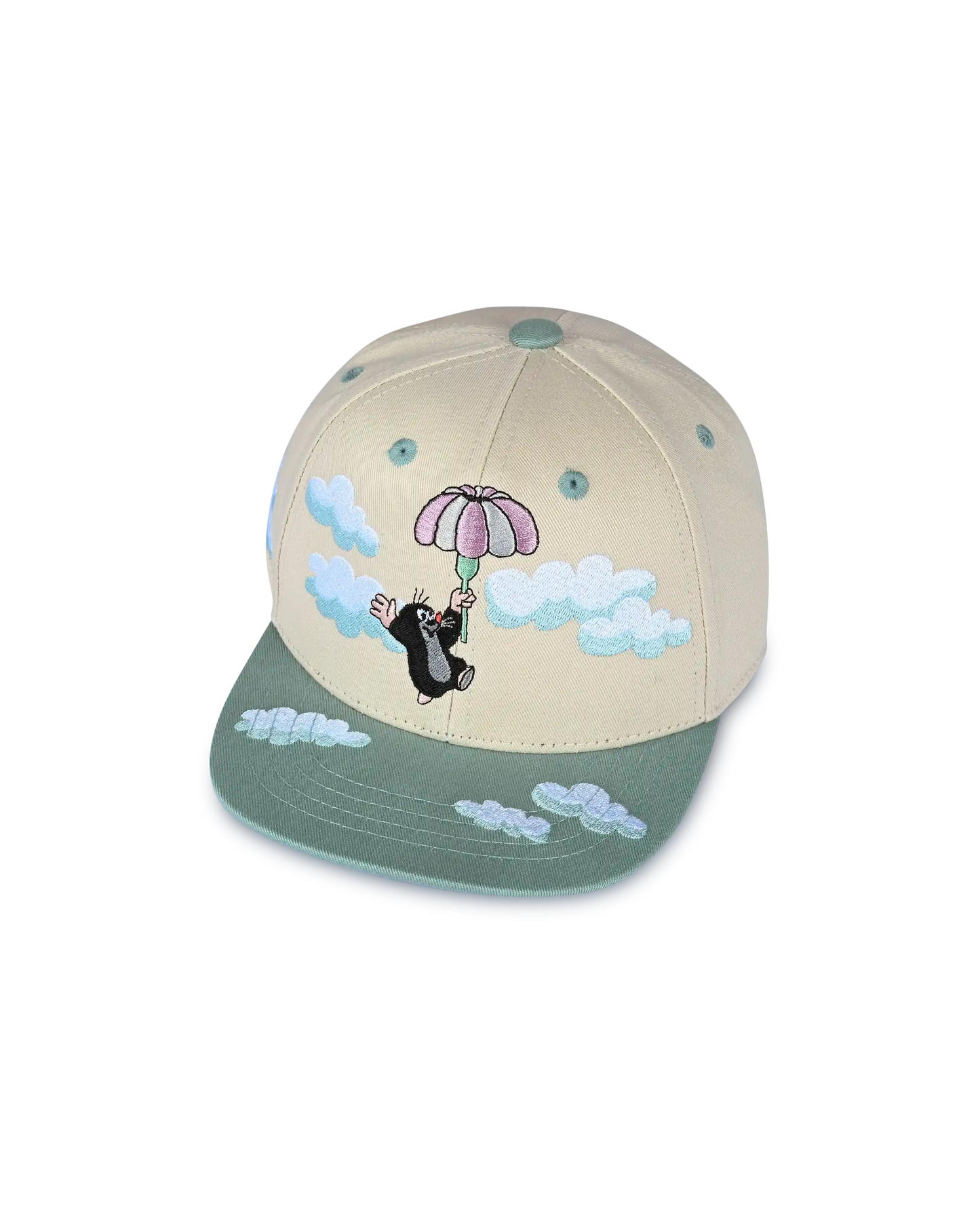 koaa – Der kleine Maulwurf "Über den Wolken" – Snapback beige/blue