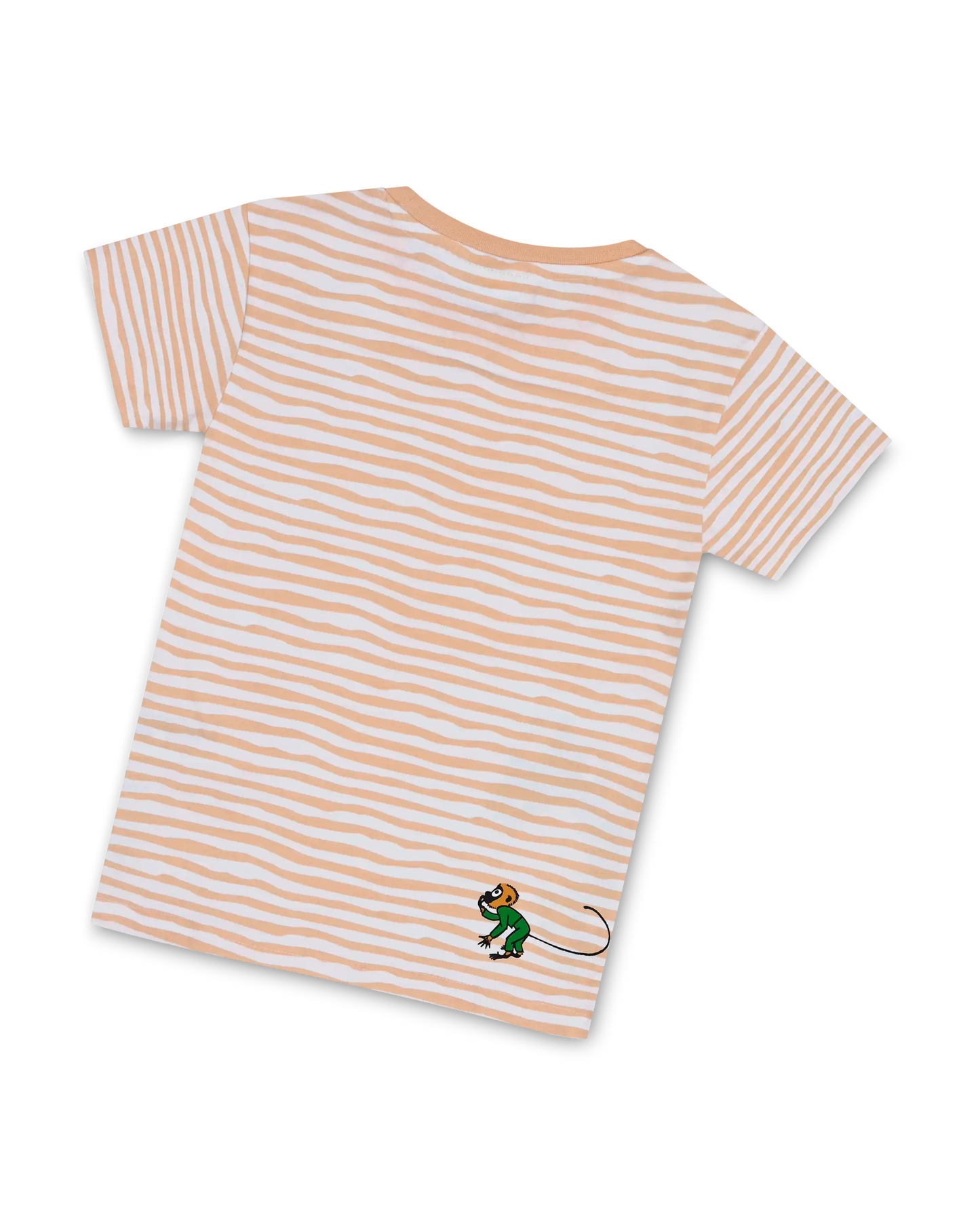 koaa – Pippi Langstrumpf „Stripes“ – T-Shirt white/orange