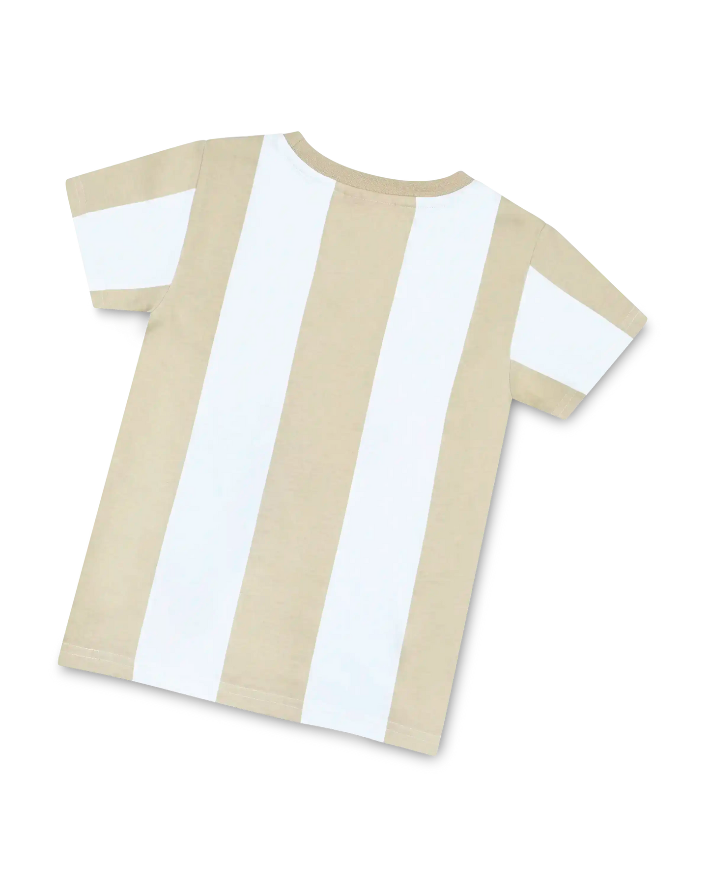 koaa – Der Kleine Maulwurf "Guck Guck" Stripes – T-Shirt white/brown