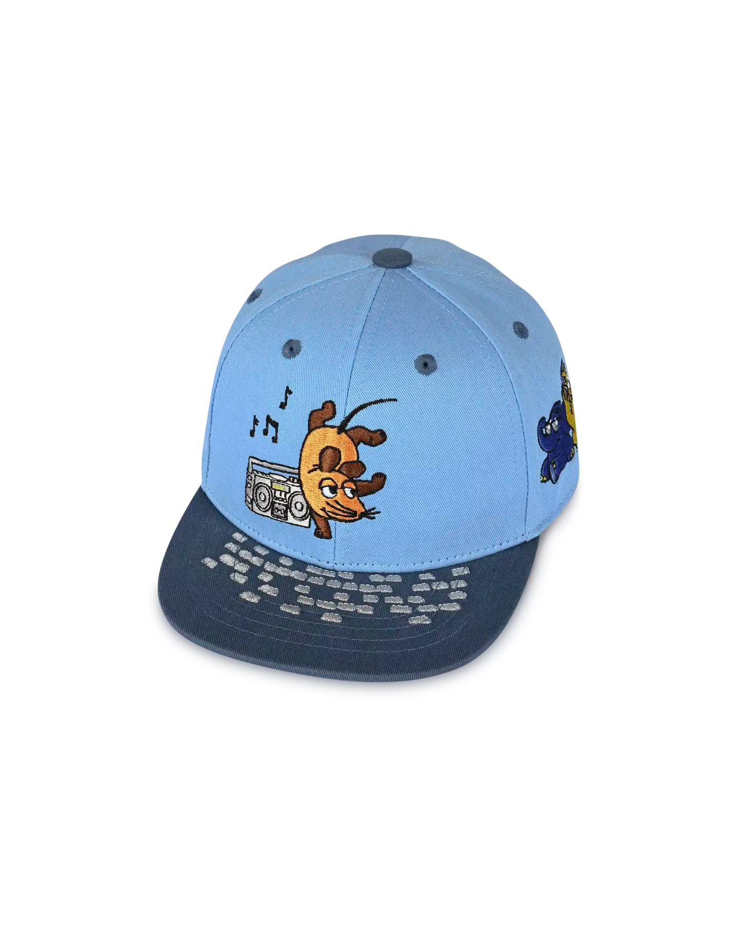 koaa – Maus, Elefant & Ente “Boombox” – Snapback blue/gray