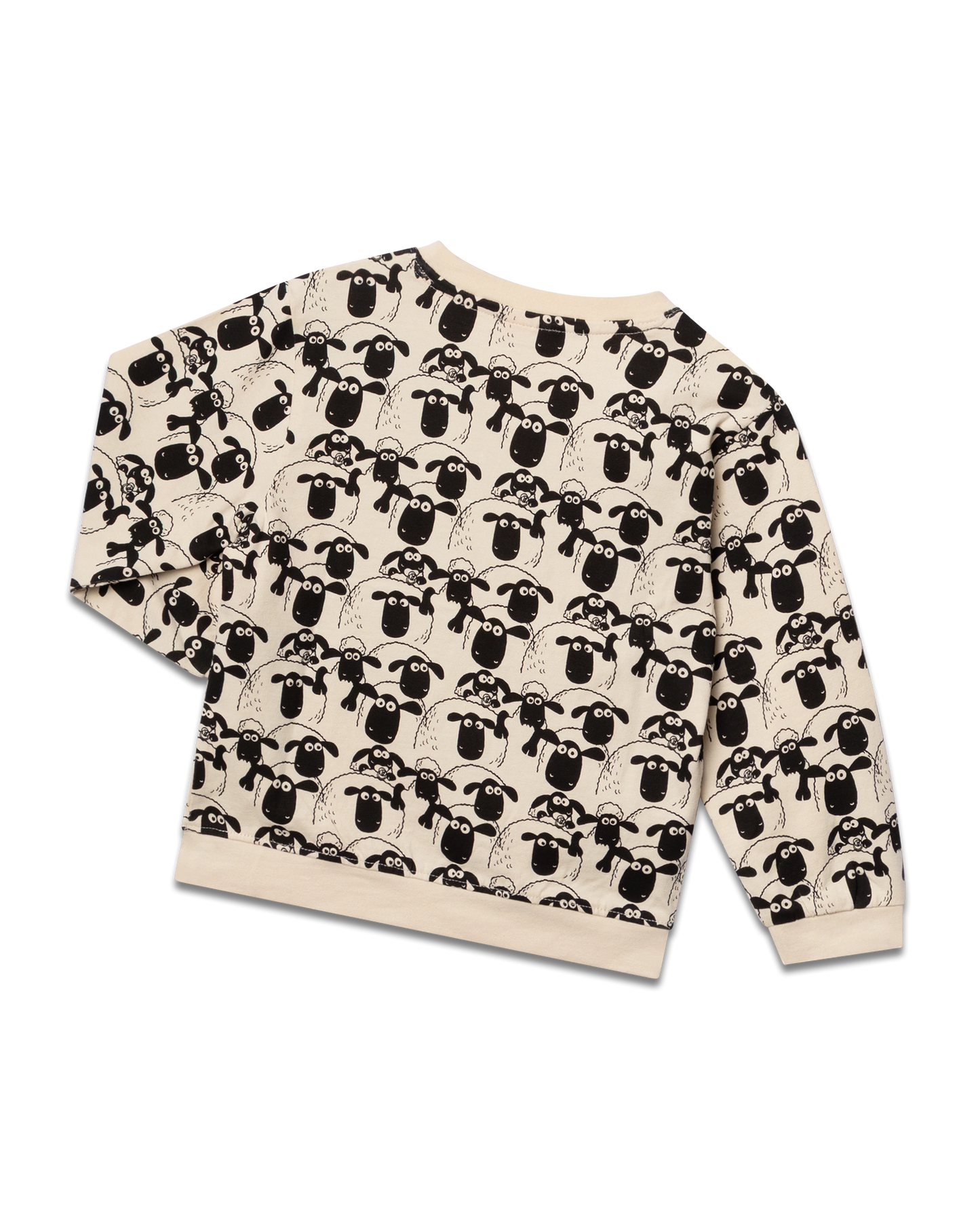 koaa – Shaun das Schaf “Schafherde” – Longsleeve beige