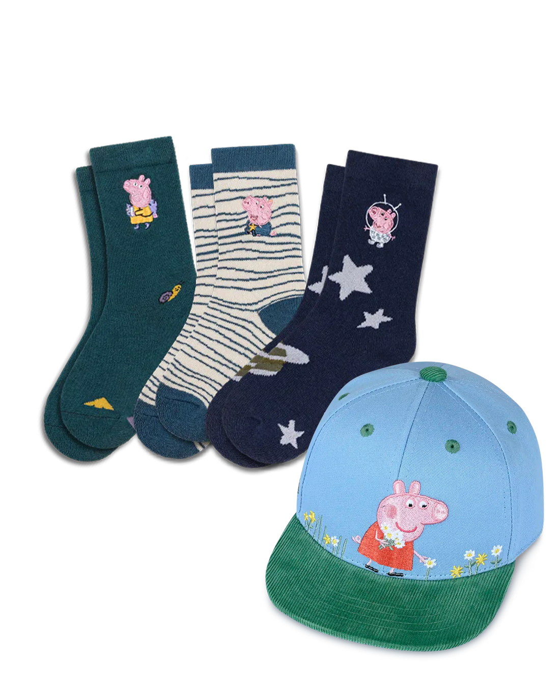 Peppa Pig Frühling Set "Peppa Wutz Frühling + Sockenset"