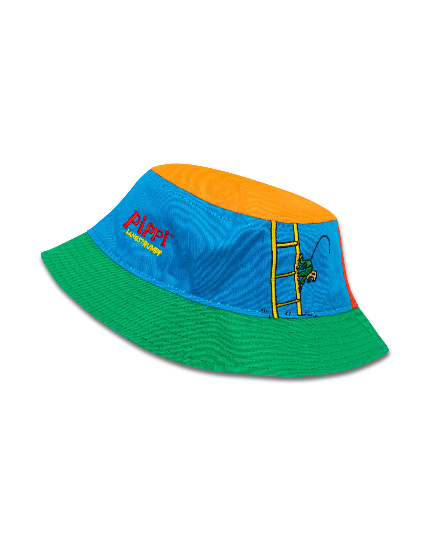 koaa – Pippi Langstrumpf "Auf und Ab" – Bucket Hat blue/red/green/orange