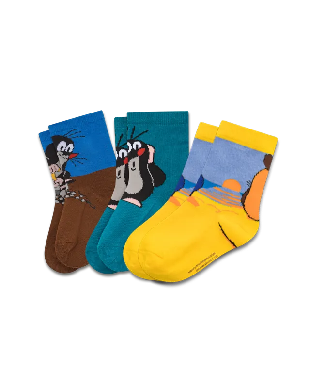 koaa – Maus & Maulwurf – Socks 3er-Pack