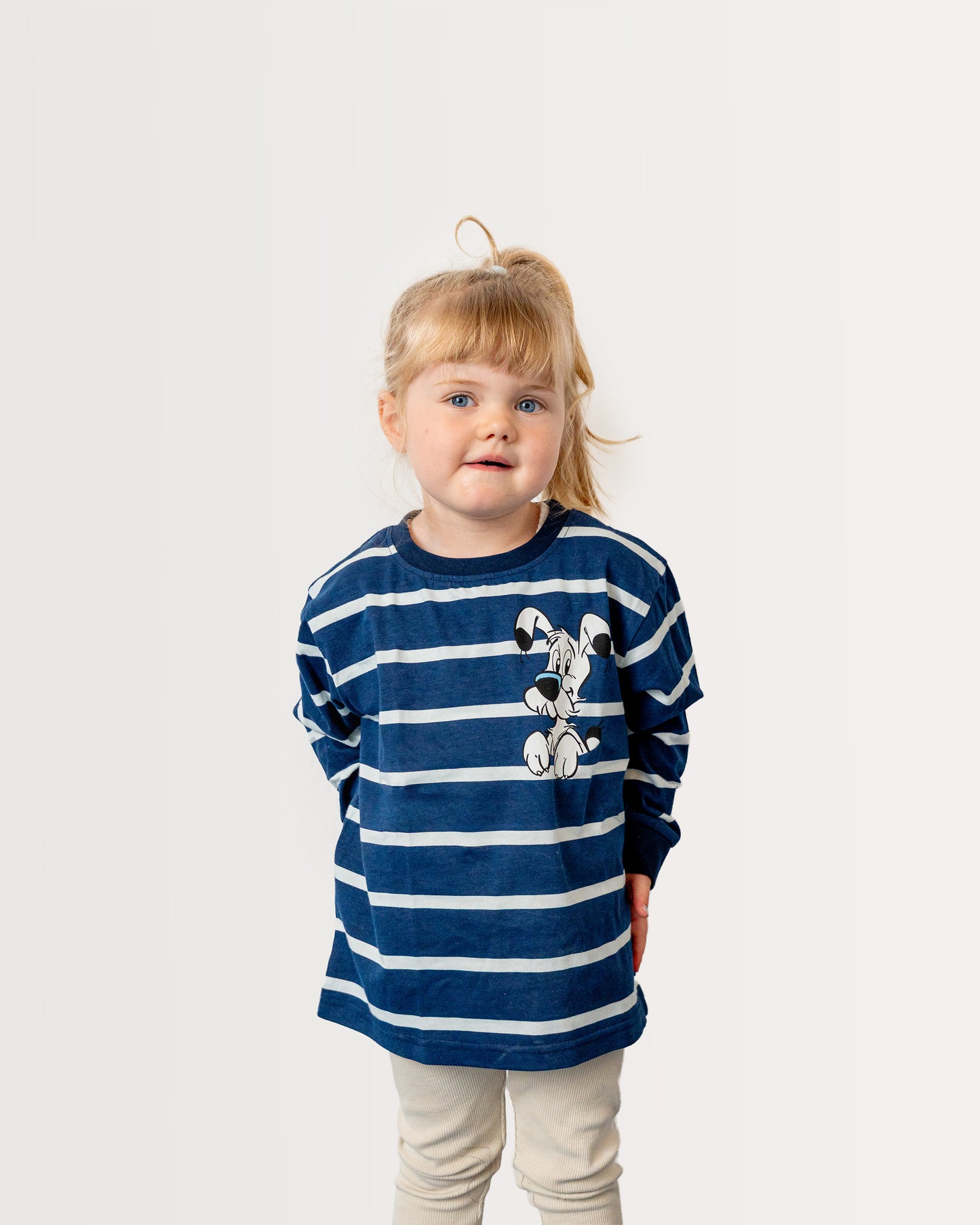 koaa – Idefix "Guck Guck" Stripes – Longsleeve blue