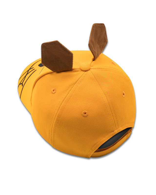 koaa – La Souris – casquette mascotte courbée orange