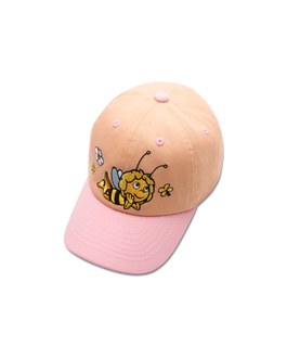 koaa – Maya l'abeille « Juste une abeille » – Polo jaune/rose