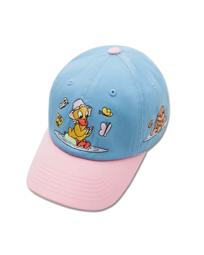 koaa – Our Little Sandman “Schnatterinchen Badespaß” – Polo Cap blue/pink 
