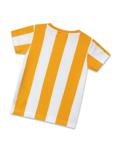 koaa – T-shirt Bobo Dormouse Stripes jaune/blanc