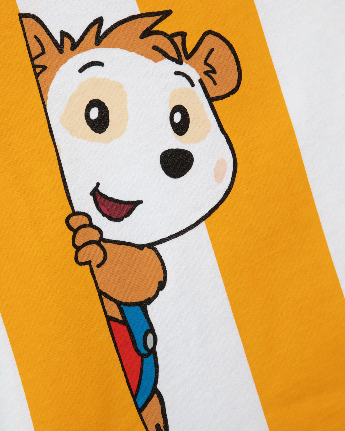 koaa – T-shirt Bobo Dormouse Stripes jaune/blanc