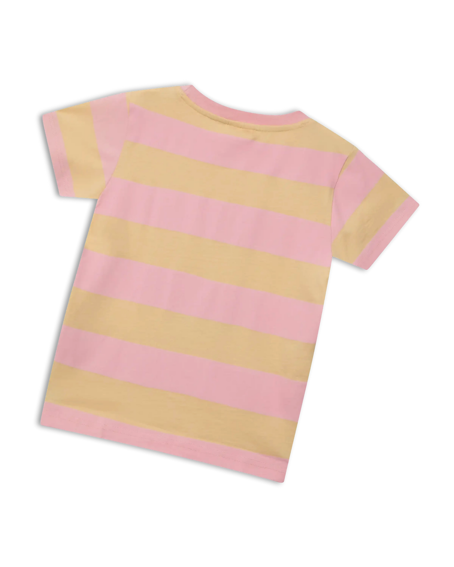 koaa – Biene Maja Stripes – T-Shirt pink/yellow
