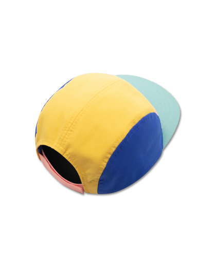 koaa – The Elephant « Stay Cool » – Casquette cinq panneaux bleu/jaune/rose